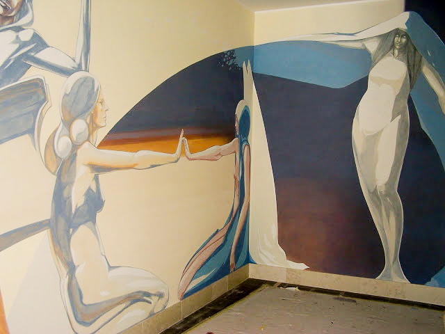 dipinto murale al silicato presso corte degli angeli motta di livenza 3