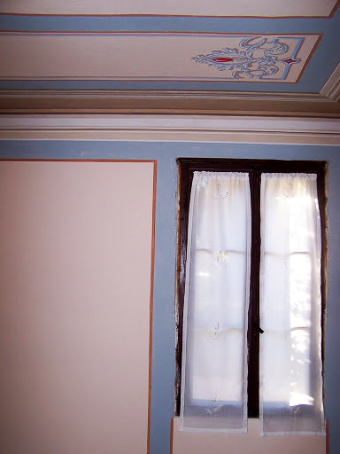 particolare_decorazione in stile soffitto  e parete fossalta di chiarano calce