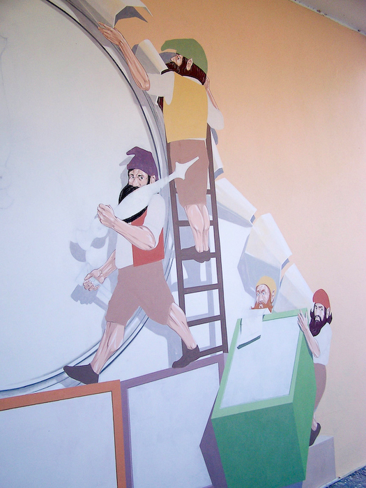 In fase di realizzazione - Murale presso Scuola Silvio Pellicco Corbolone - 9